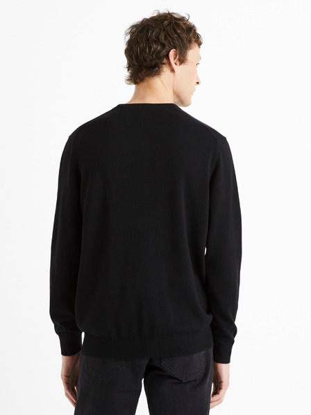 Celio Maglione nero da uomo Celio Decotonv