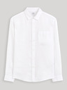 Celio Camicia bianca da uomo in lino Celio Daflix