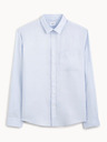 Celio Camicia Celio Daflix da uomo in lino blu chiaro