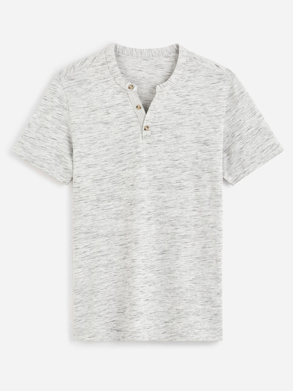 Celio Camicia da uomo a righe grigio chiaro Celio Cegeti