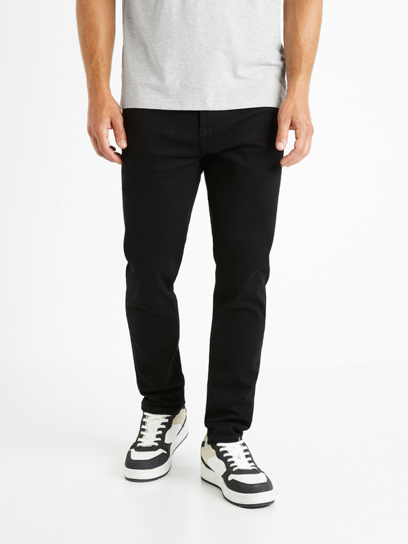 Celio Jeans slim fit da uomo neri Celio Foslim