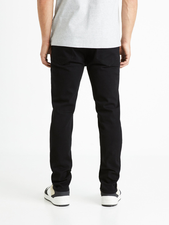Celio Jeans slim fit da uomo neri Celio Foslim