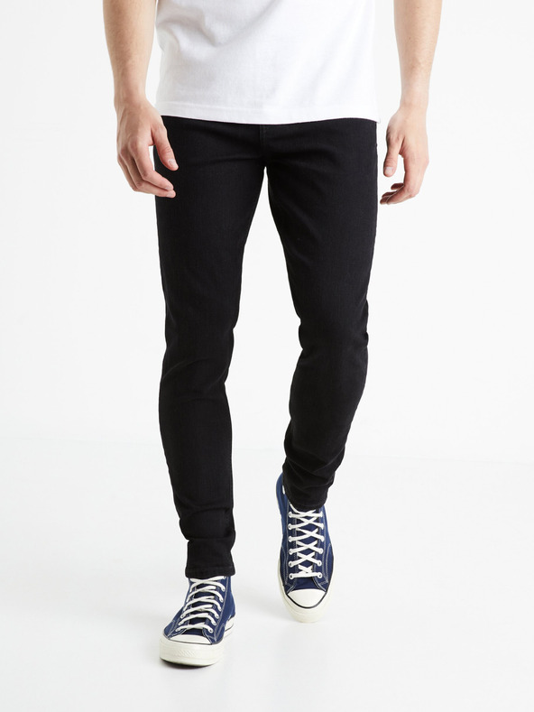 Celio Jeans skinny neri da uomo Celio Foskinny1