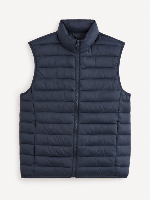 Celio Gilet trapuntato da uomo blu scuro Celio Fulock