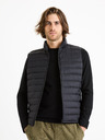 Celio Gilet trapuntato nero da uomo Celio Fulock