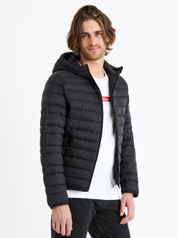 Celio Giacca trapuntata nera da uomo Celio Fububble