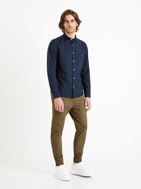 Celio Camicia Celio Daxford da uomo blu scuro