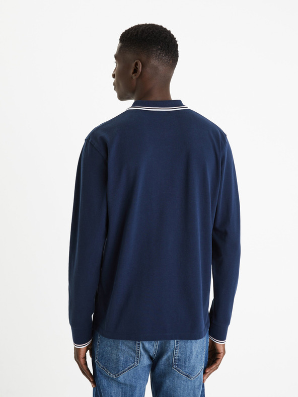 Celio Polo basic da uomo blu scuro Celio Decolml