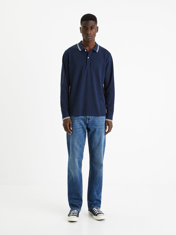 Celio Polo basic da uomo blu scuro Celio Decolml