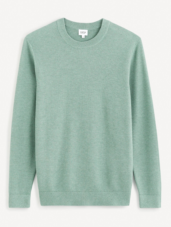 Celio Maglione basic da uomo verde Celio Bepic