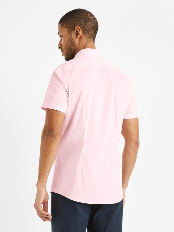 Celio Camicia rosa da uomo Celio Daslim