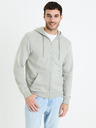 Celio Felpa basic da uomo grigio chiaro Celio Fethree