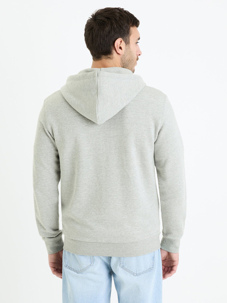 Celio Felpa basic da uomo grigio chiaro Celio Fethree