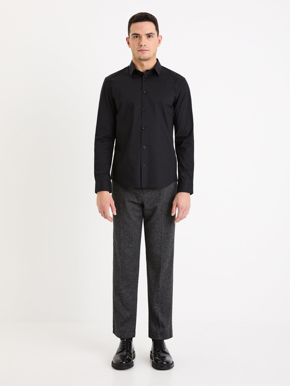 Celio Camicia nera da uomo Celio Masantalrg