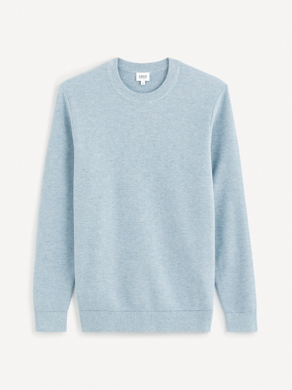 Celio Maglione basic azzurro da uomo Celio Bepic