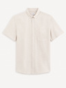 Celio Camicia regular Celio Daxfordmc beige da uomo