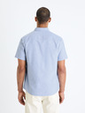 Celio Camicia Celio Daxfordmc Azzurro Uomo