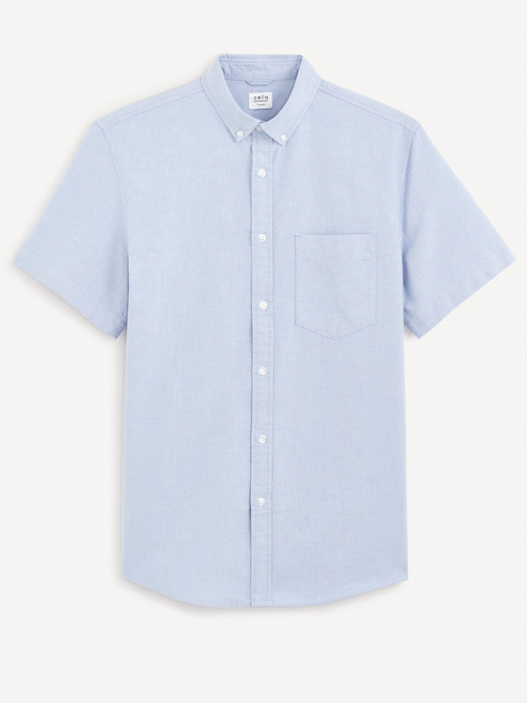 Celio Camicia Celio Daxfordmc Azzurro Uomo