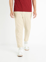 Celio Pantaloni da uomo in misto lino beige Celio Dolinco