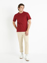 Celio Pantaloni da uomo in misto lino beige Celio Dolinco