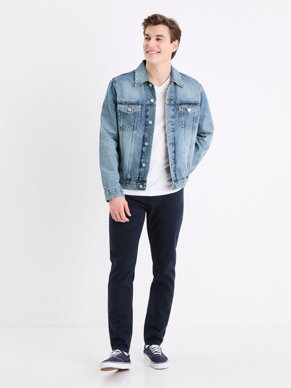 Celio Giacca di jeans da uomo blu Celio Gudens