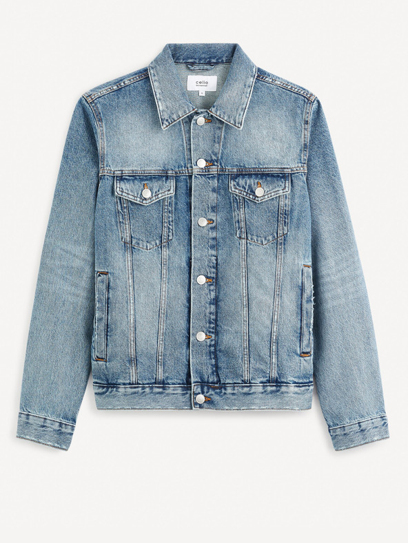 Celio Giacca di jeans da uomo blu Celio Gudens
