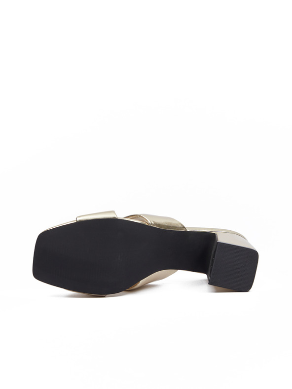 Orsay Pantofole dorate con tacco da donna ORSAY