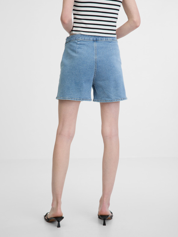 Orsay Pantaloncini in denim da donna blu chiaro ORSAY