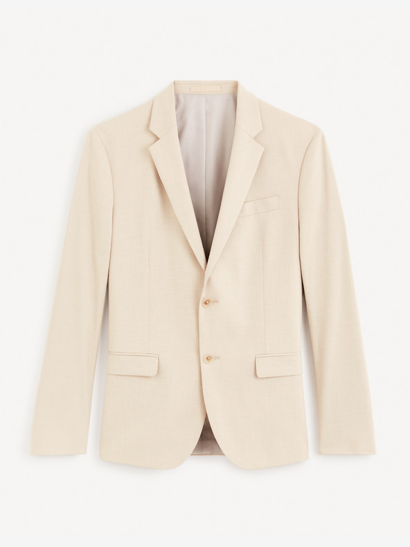 Celio Blazer slim uomo beige Celio Buamaury