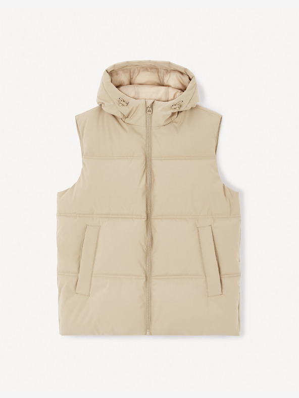 Celio Gilet da uomo beige Celio Jubianco