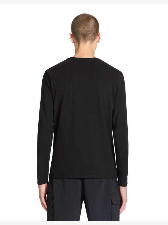 Celio Camicia da uomo nera a maniche lunghe Celio Gehair