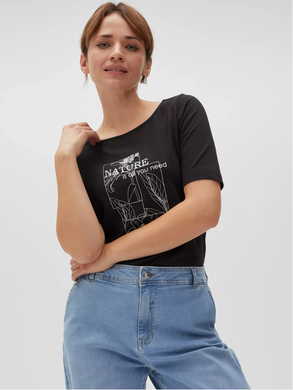 Moodo Maglietta stampata da donna Moodo