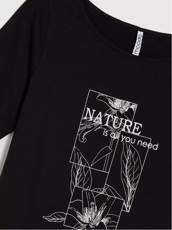 Moodo Maglietta stampata da donna Moodo