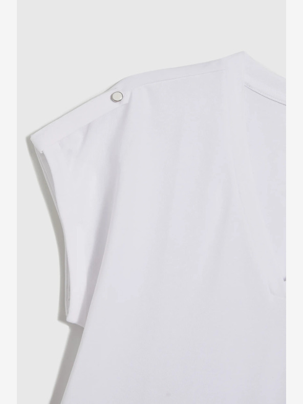 Moodo T-shirt bianca da donna Moodo