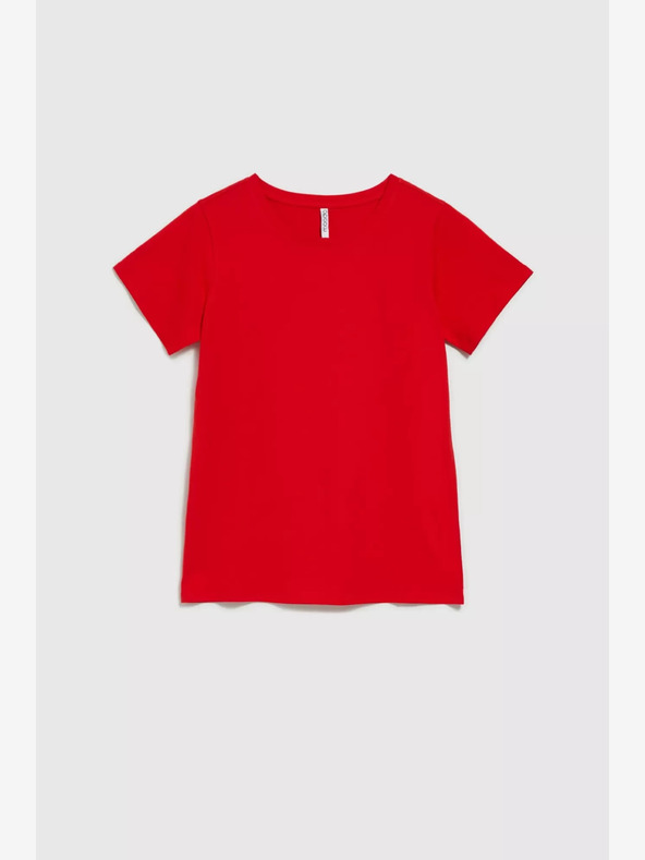 Moodo Camicia rossa a maniche corte Moodo