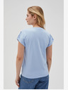 Moodo Maglietta da donna azzurra Moodo