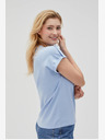 Moodo Maglietta da donna azzurra Moodo
