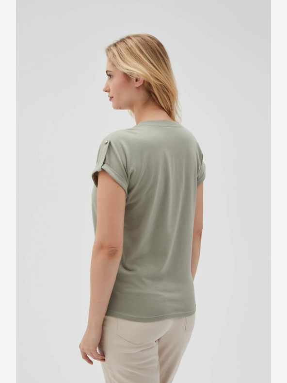 Moodo Camicia chino verde da donna Moodo