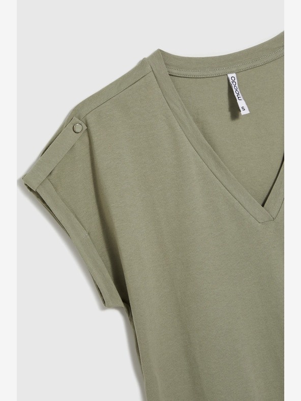 Moodo Camicia chino verde da donna Moodo