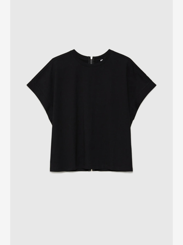 Moodo Camicia lunga nera da donna Moodo