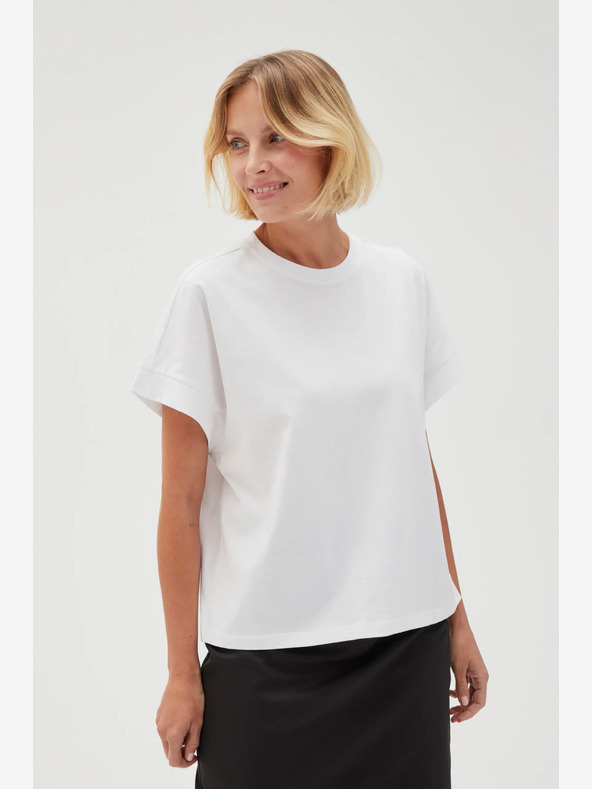 Moodo T-shirt bianca da donna Moodo