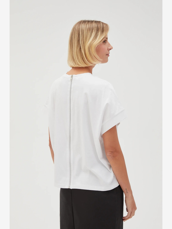 Moodo T-shirt bianca da donna Moodo