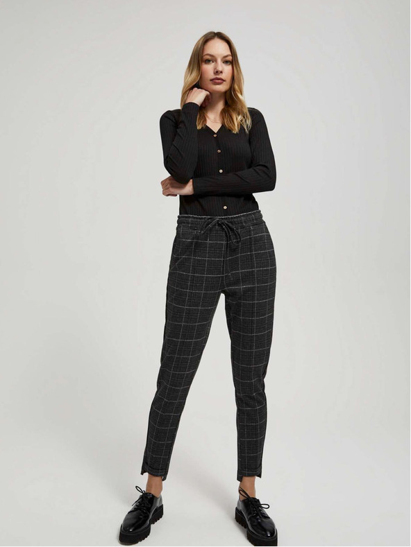 Moodo Camicia lunga nera da donna Moodo