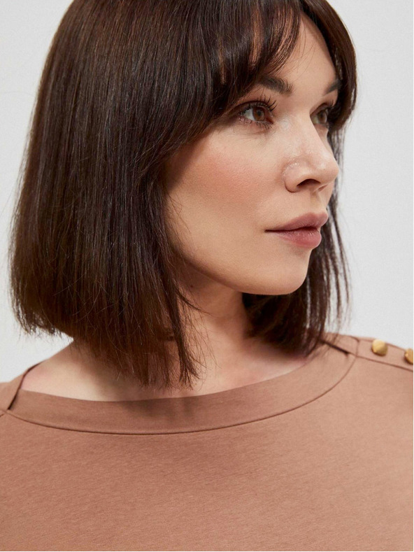 Moodo Camicetta in cotone a maniche lunghe