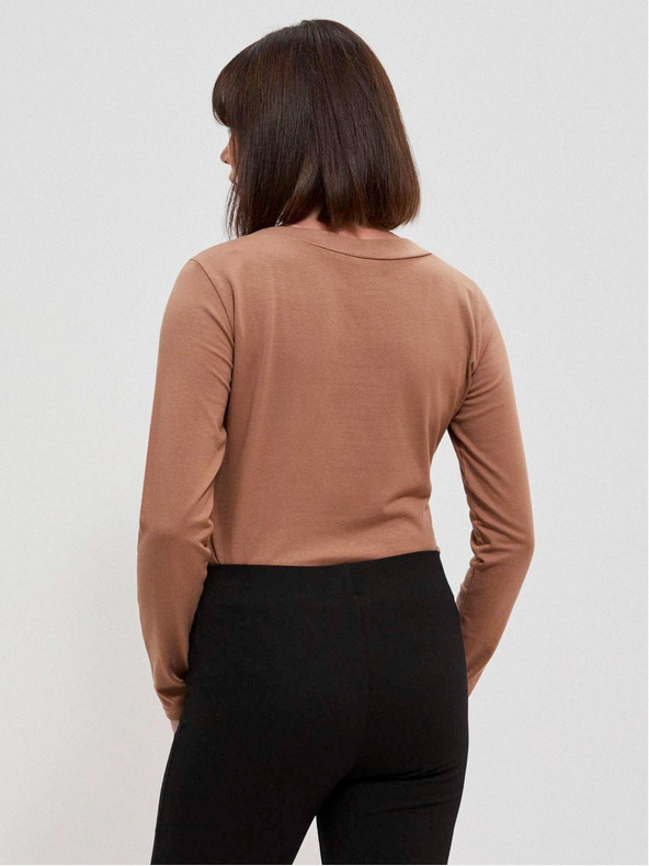 Moodo Camicetta in cotone a maniche lunghe