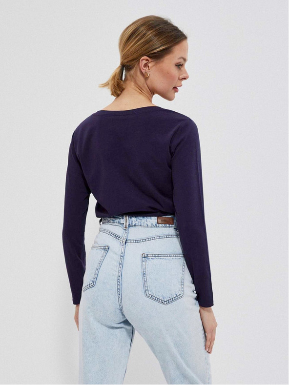 Moodo Maglietta da donna blu scuro Moodo