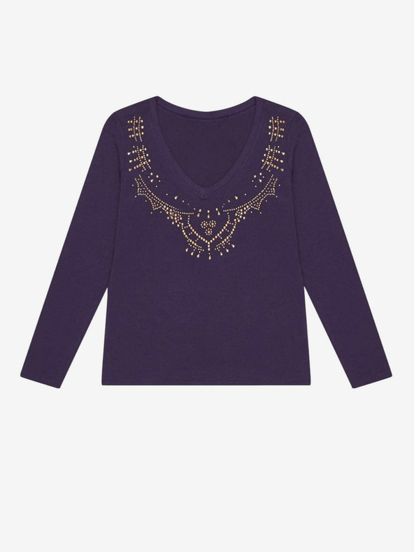 Moodo Maglietta da donna blu scuro Moodo