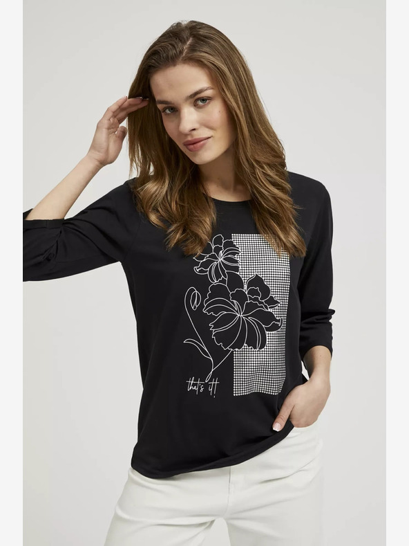 Moodo Maglietta Moodo a maniche lunghe da donna