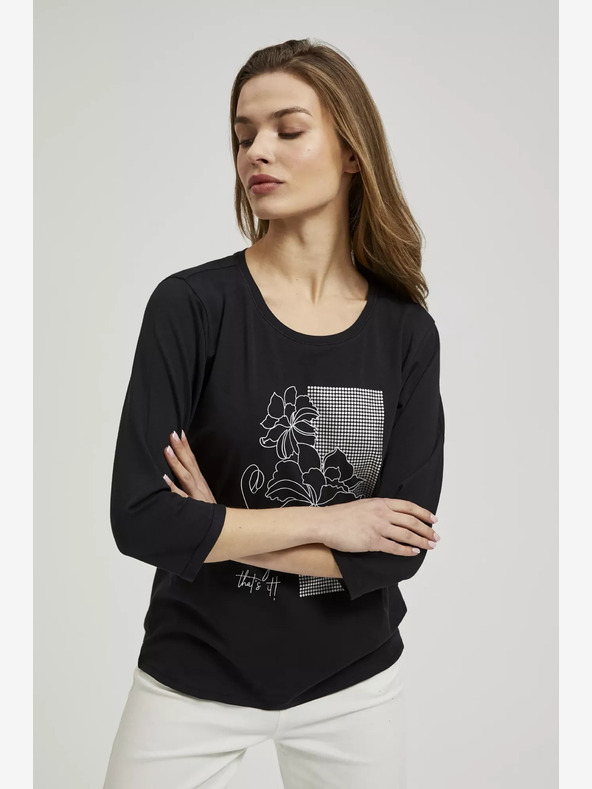 Moodo Maglietta Moodo a maniche lunghe da donna