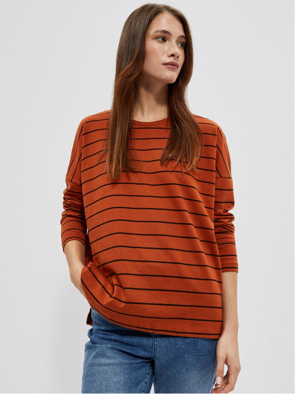 Moodo Maglietta a maniche lunghe da donna Moodo